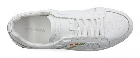 Кроссовки ортопедические мужские кожаные Ортомода 97308-Х-005 К белые увеличенной полноты фото 5
