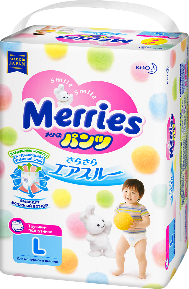 Подгузники-трусики Merries  фото 3