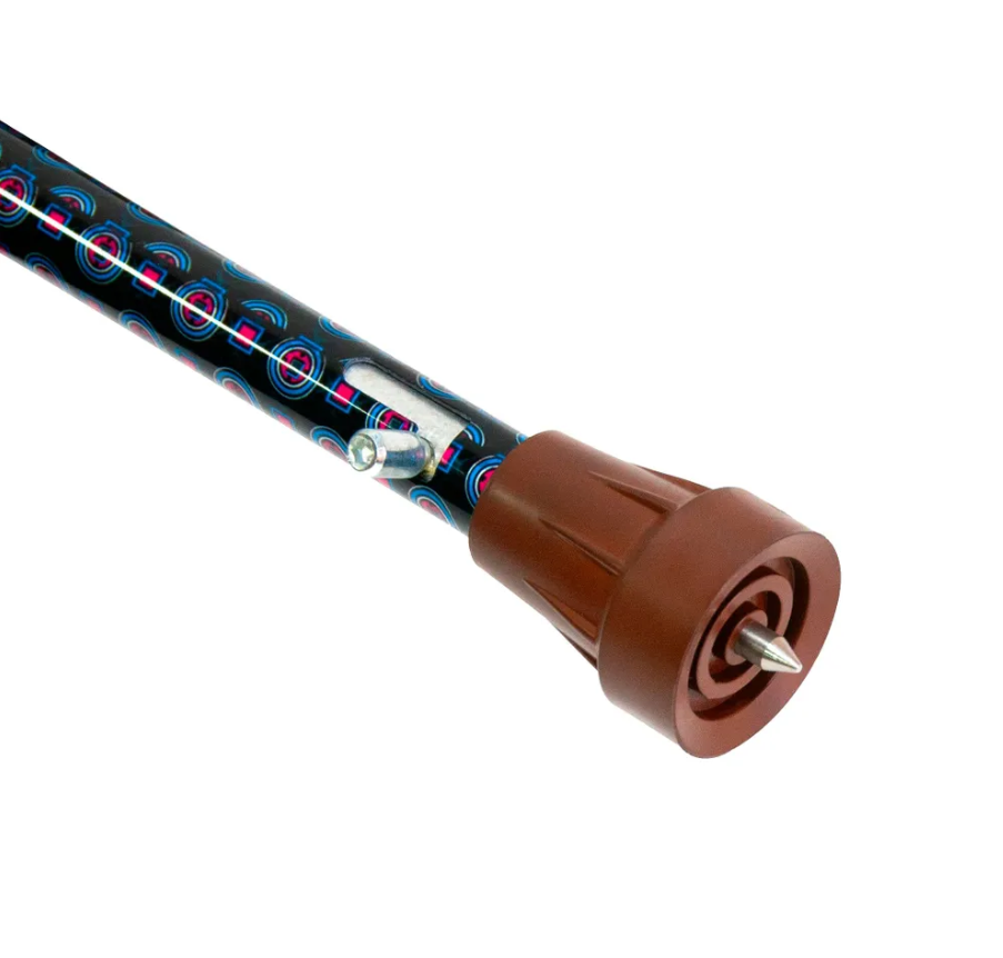 Трость телескопическая с пластмассовой ручкой ТР1(ПР) с УПС, цвет Ванильное небо фото 5