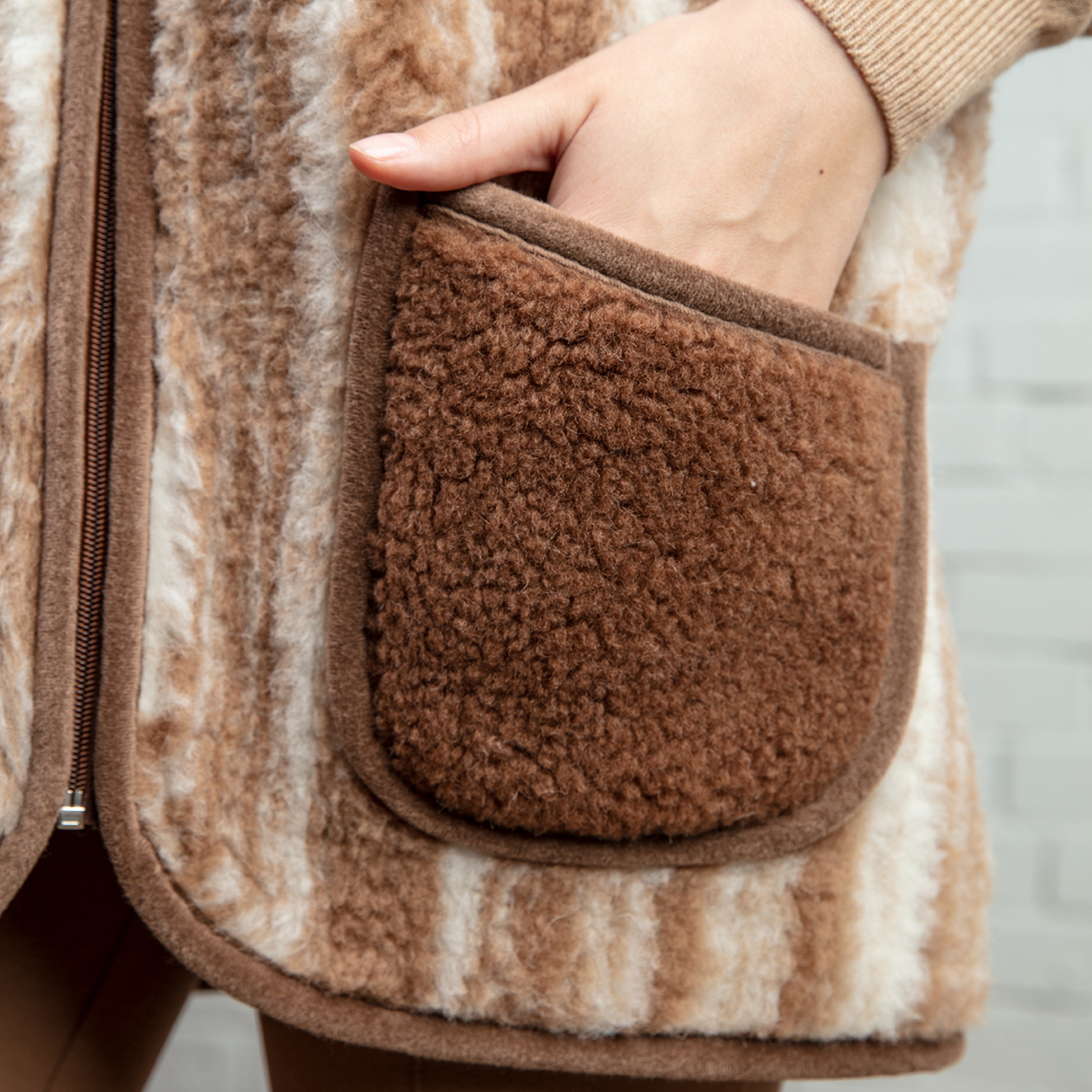 Жилет меховой Woolhouse Лайс, шерсть 100%, для мужчин и женщин фото 3