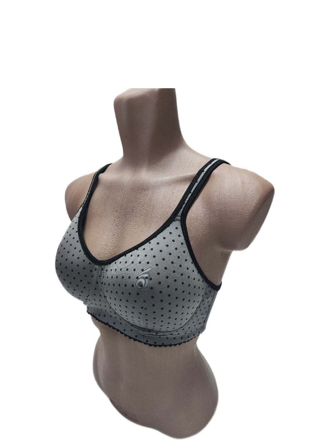 Бюстгальтер после мастэктомии Горохи на сером ЛФ0907-1 П83 фото 2