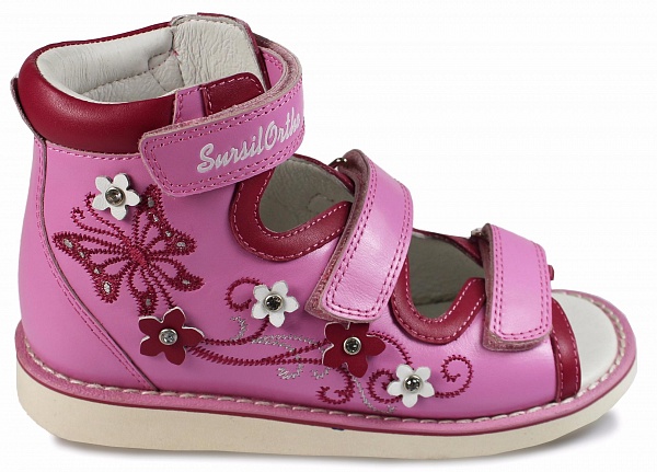 Сандалии детские ортопед. с открытым  носом на девочку 15-308S  фото 2