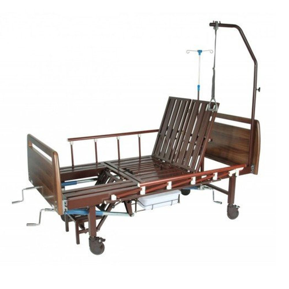 Кровать 3-х секционная функциональная механическая Vermeiren DHC FF-2 с санитар.оснащ. фото 1