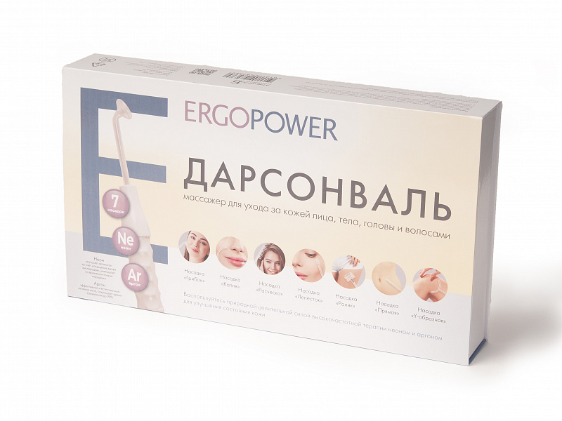 Аппарат для дарсонвализации "Ergopower" ER-807 (7 насадок) фото 4