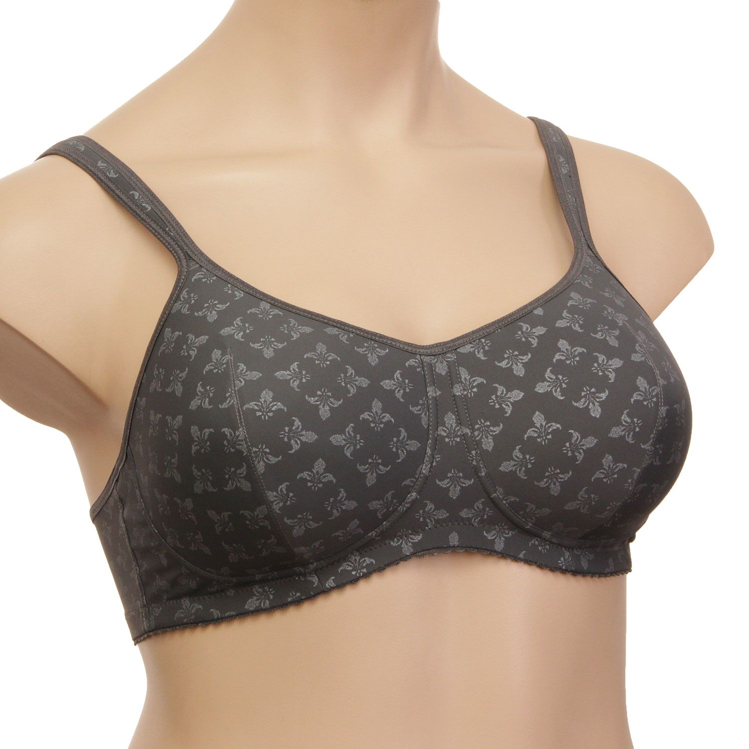 Бюстгальтер после мастэктомии Орнамент на сером ЛФ0907-1 П137 фото 1